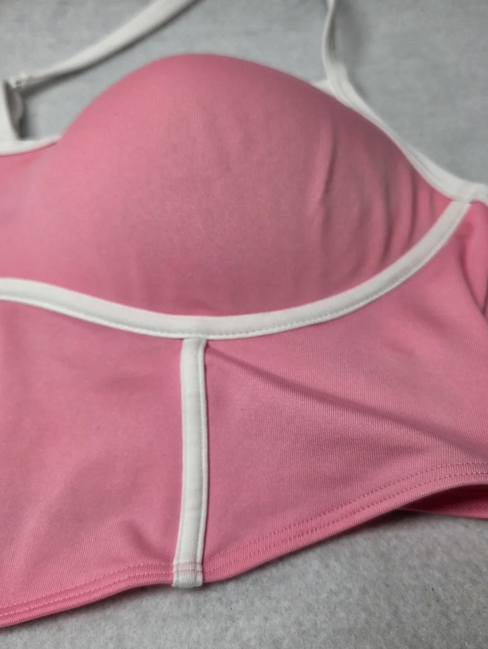 Victoria Secret PINK Ultimate Push-Up Corset Sports bra  Dreamy Pink XL